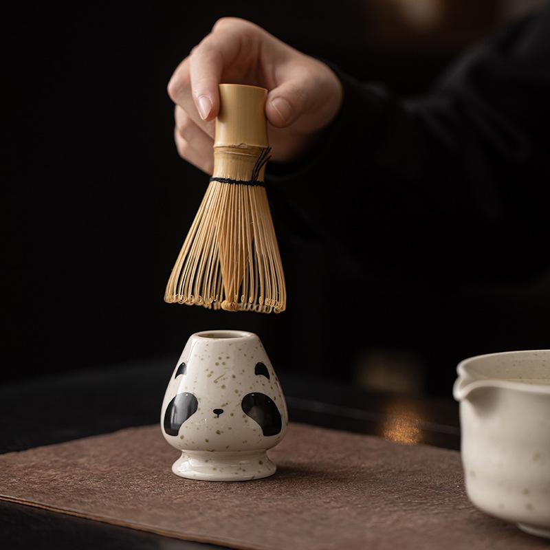 

1-8PCS Cute Cat Matcha Tea Set Whisk Stand Tea Ceremony Matcha Bowl Grinder Brushes Tea Tools Holder Tea-making Accessories