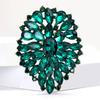 Elegante Kristallglas Broschen für Damen Unisex Strass Pins Hochzeitsaccessoire Event Party Neujahrsgeschenke Schmuck Dekoration