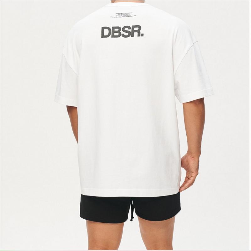 

Fitness suit for men with muscular physique breathable and loose fitting short sleeved T-shirt spring and summer casual runnin S