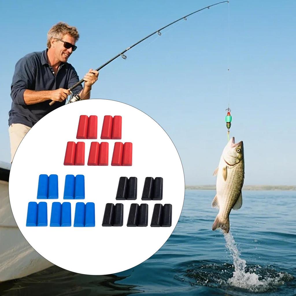5 Pieces Fishing Rod Fixed Ball Accessories Protector for Various Sizes Poles Straps Binding