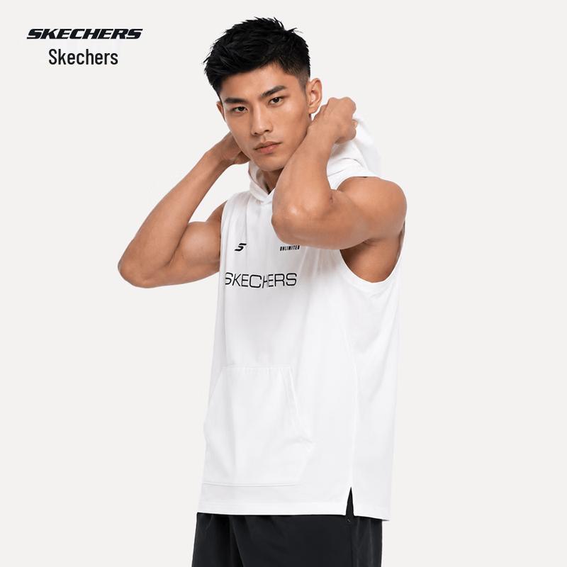 Skechers Men's Hooded Training Pullover Vest