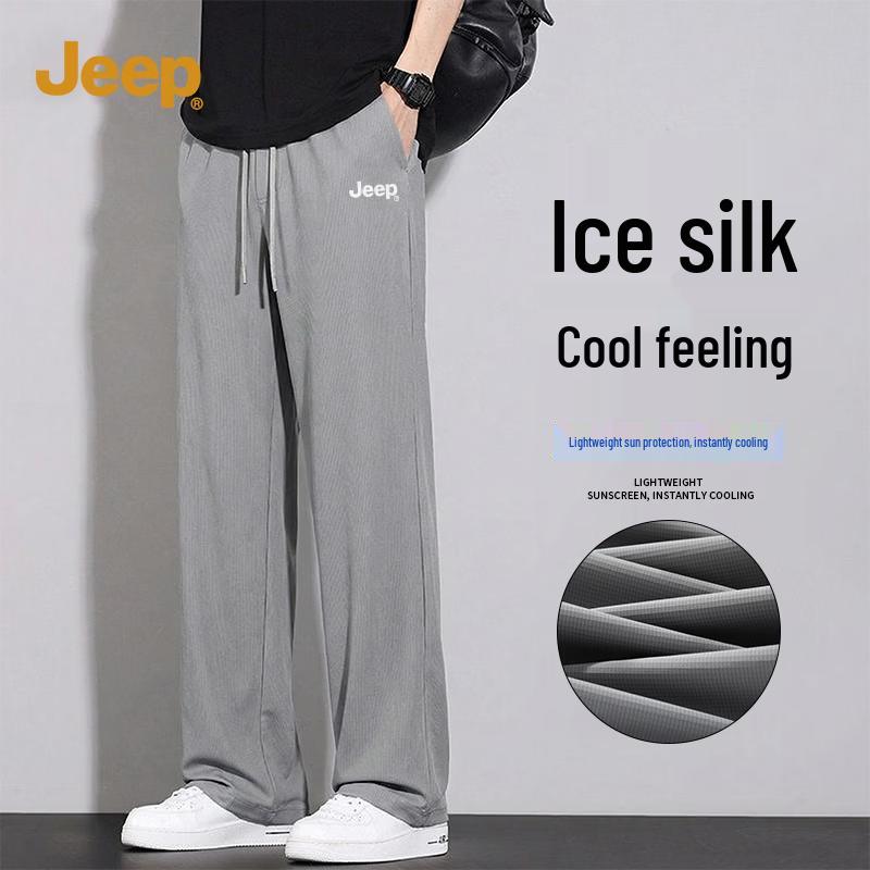 

JEEP Unisex Ice Silk Casual Wide-Leg Pants XL