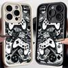 Ins Trendy Game Controller Full Print Shockproof Phone Case for iPhone 17  16 15 14 13 12 11 Pro Max Hard Shell Material Cover