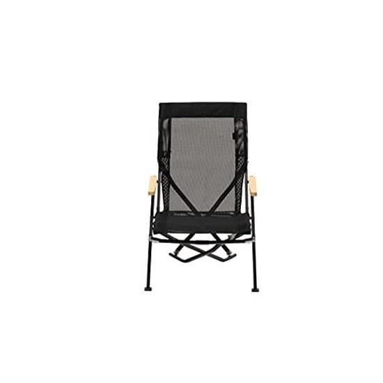 Snow Peak Mesh Low Chair 30 Compact Comfortable Camping Outdoor Rich Black Mountaineering Disaster Preparedness LV-110M-RB