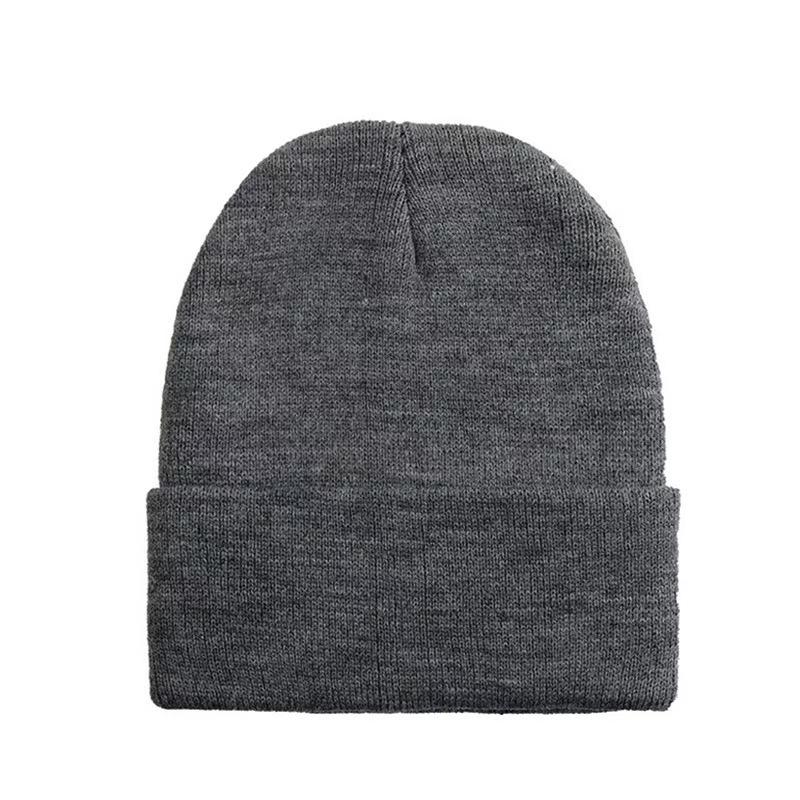 Fluorescent Knit Wool Hat: Versatile, Trendy, Solid Color for Men & Women, Perfect for Autumn & Winter. Warm Pull-On Candy Color Cold-Weather Hat.