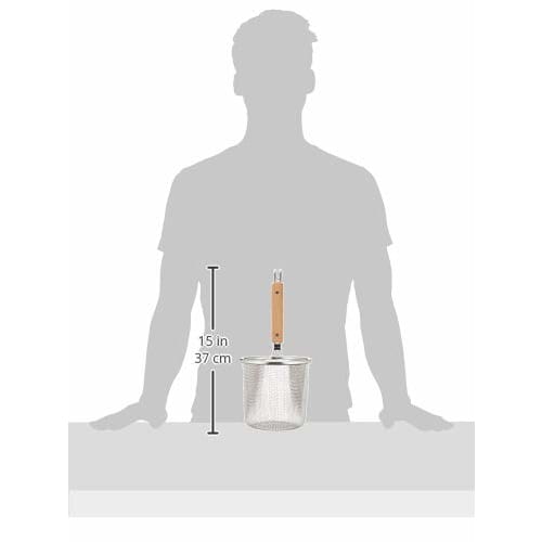 Three Snow Tsukemen Drainer, 16cm, 18-8 Stainless Steel, Commercial Grade, Ramen Drainer, Tsubame-Sanjo, Made in Japan, Three Snow Shinkoshi Works, 10