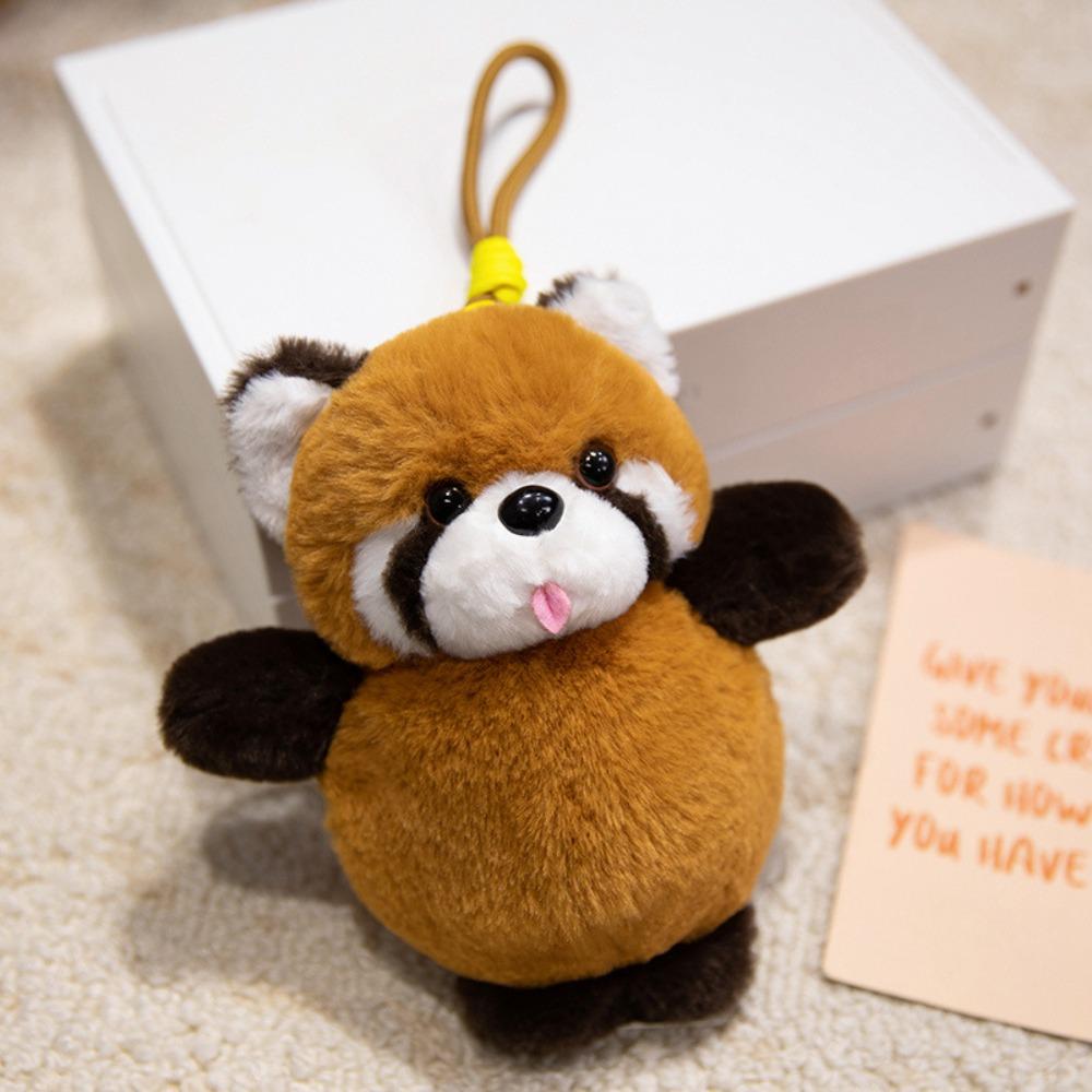 Raccoon Animal Doll Keychain Bear Plush Toys Small Pendant Capybara Plush Keychain  Home Decor