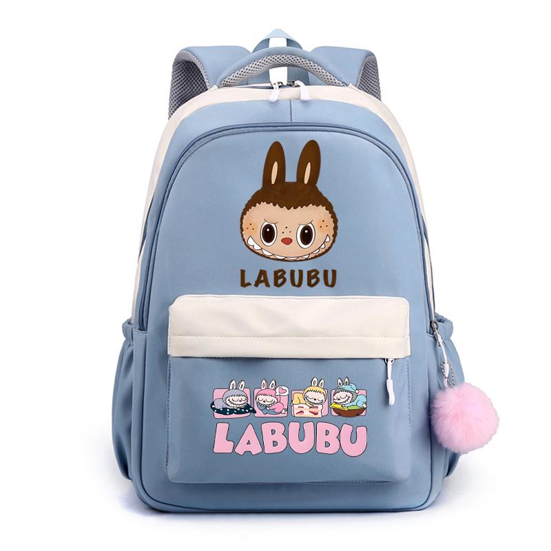 Cute Cartoon Printed Backpack Student Kid Schoolbag Women Large Capacity Waterproof Bookbag Kid Birthday Gift Travel Bag