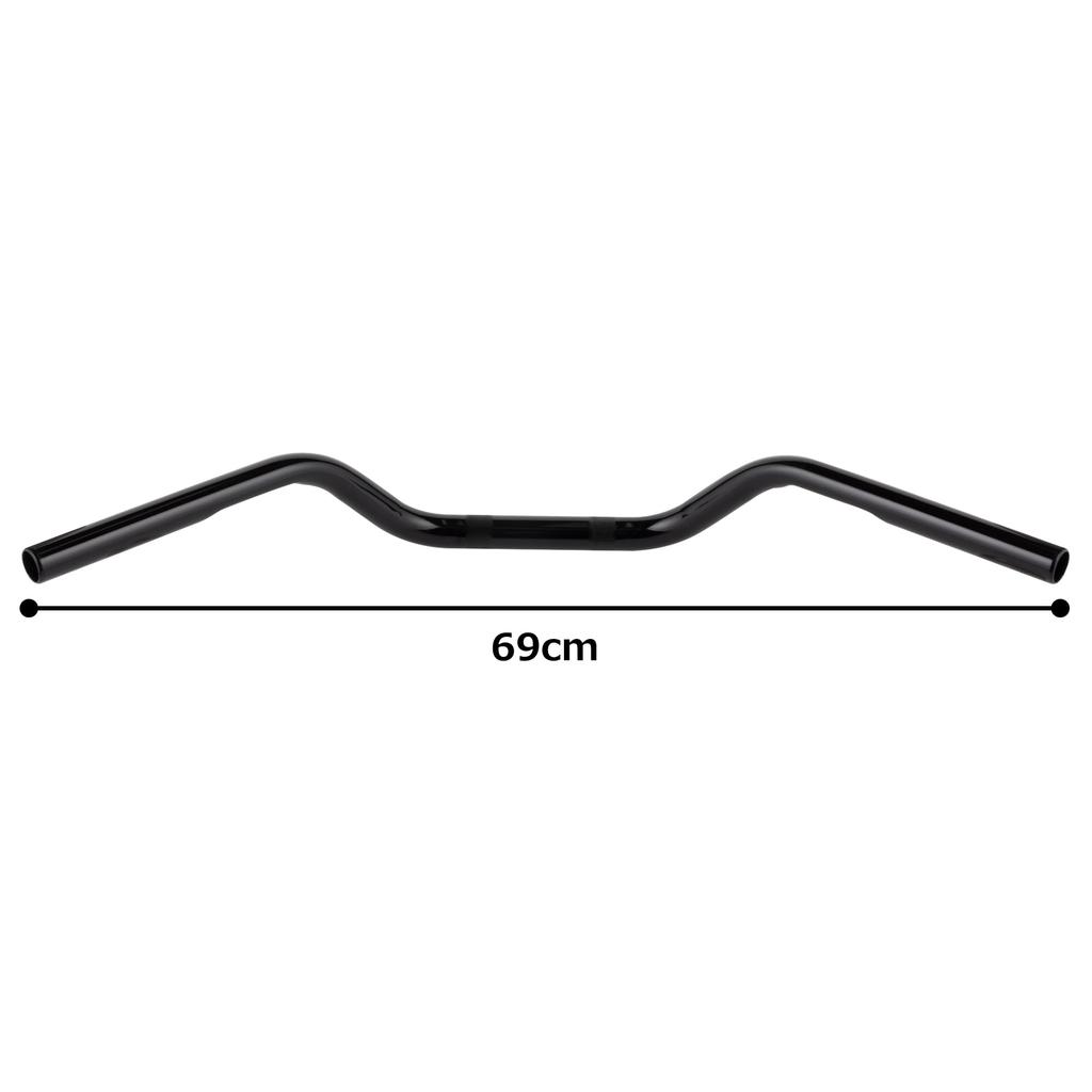 Kijima XLX Style Handlebars, Black, HD-04631