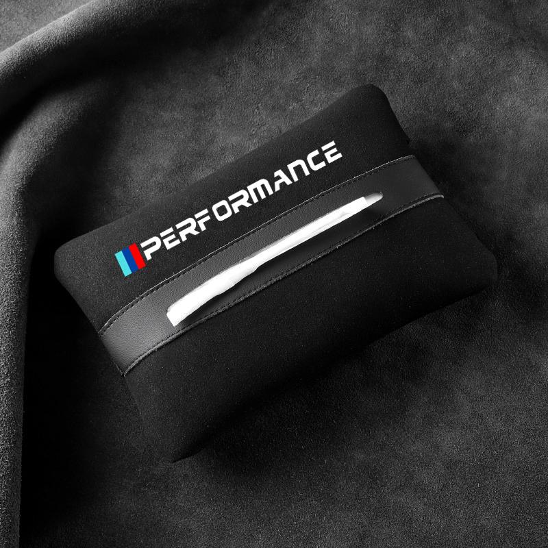 Car Seat Back Hanging Tissue Box Paper Holder for BMW M2 M3 M4 M5 M6 E46 Performance X1 X3 X5 E90 E60 F10 F30
