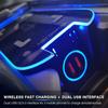 15W Car QI Wireless Charger Charging Docking Station Plate Phone Holder for Volvo XC90 S90 XC60 VC60 S60 V90