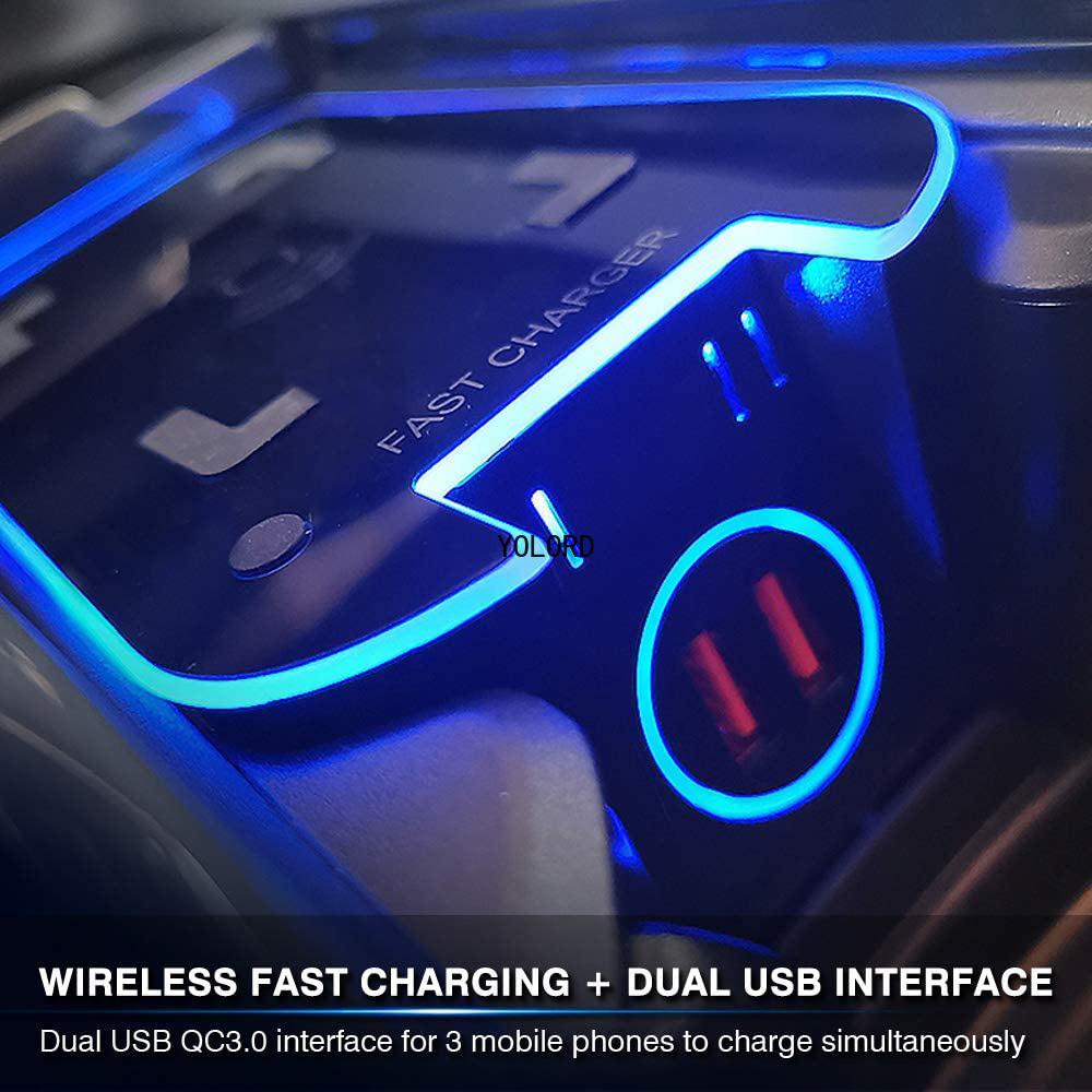 15W Car QI Wireless Charger Charging Docking Station Plate Phone Holder for Volvo XC90 S90 XC60 VC60 S60 V90
