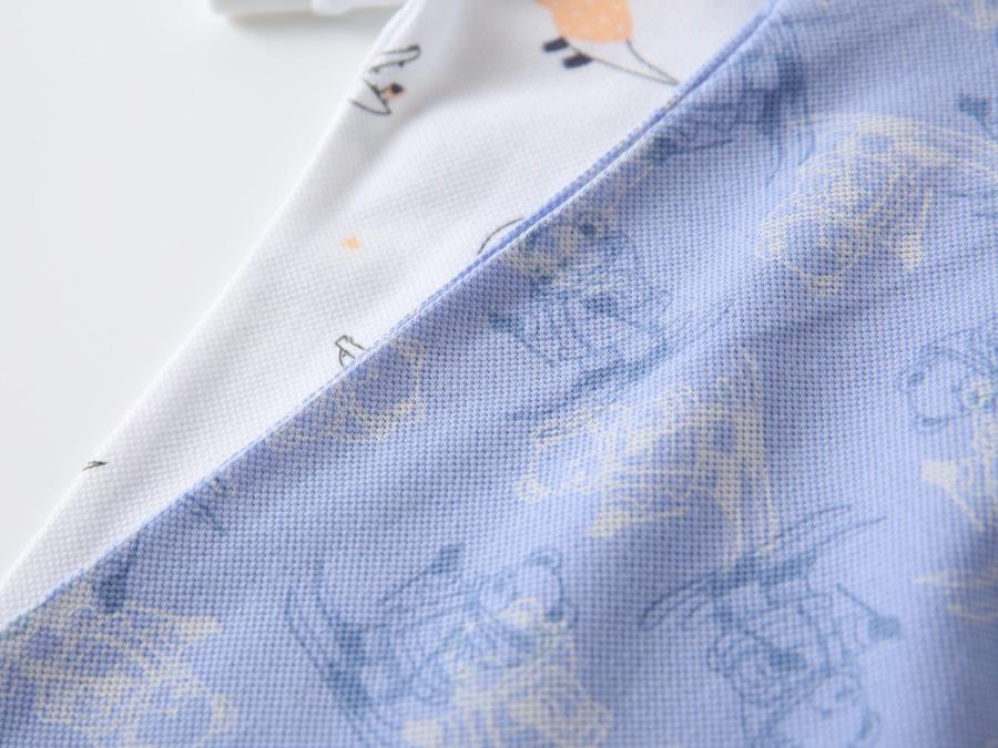 2026 Trendy Boys' Full Print Short Sleeve Polo Shirt for Summer