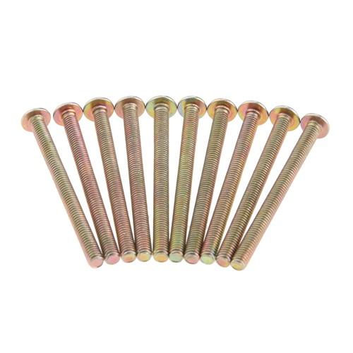 DRELD 10Pcs M4 Screws Handle Screws Furniture Fastener Bolt Hardware M4 * 25mm/30mm/35mm/40mm/45mm Length