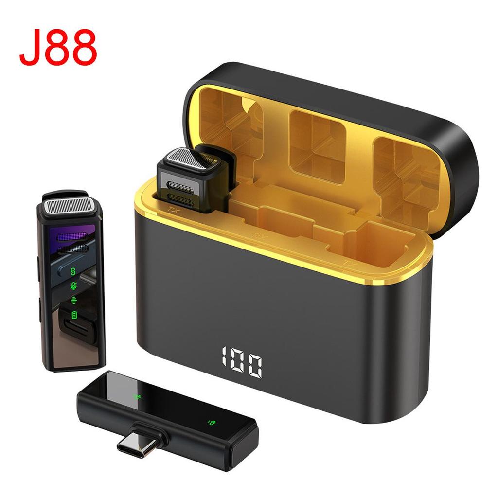 Microfon lavalieră wireless pentru streaming mobil în aer liber, interviuri și reducerea zgomotului