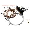 10002265 Replacement Propane Gas(LPG) 3 Way Pilot Assembly compatible with for Majestic Temco, and Vermont Castings gas stoves