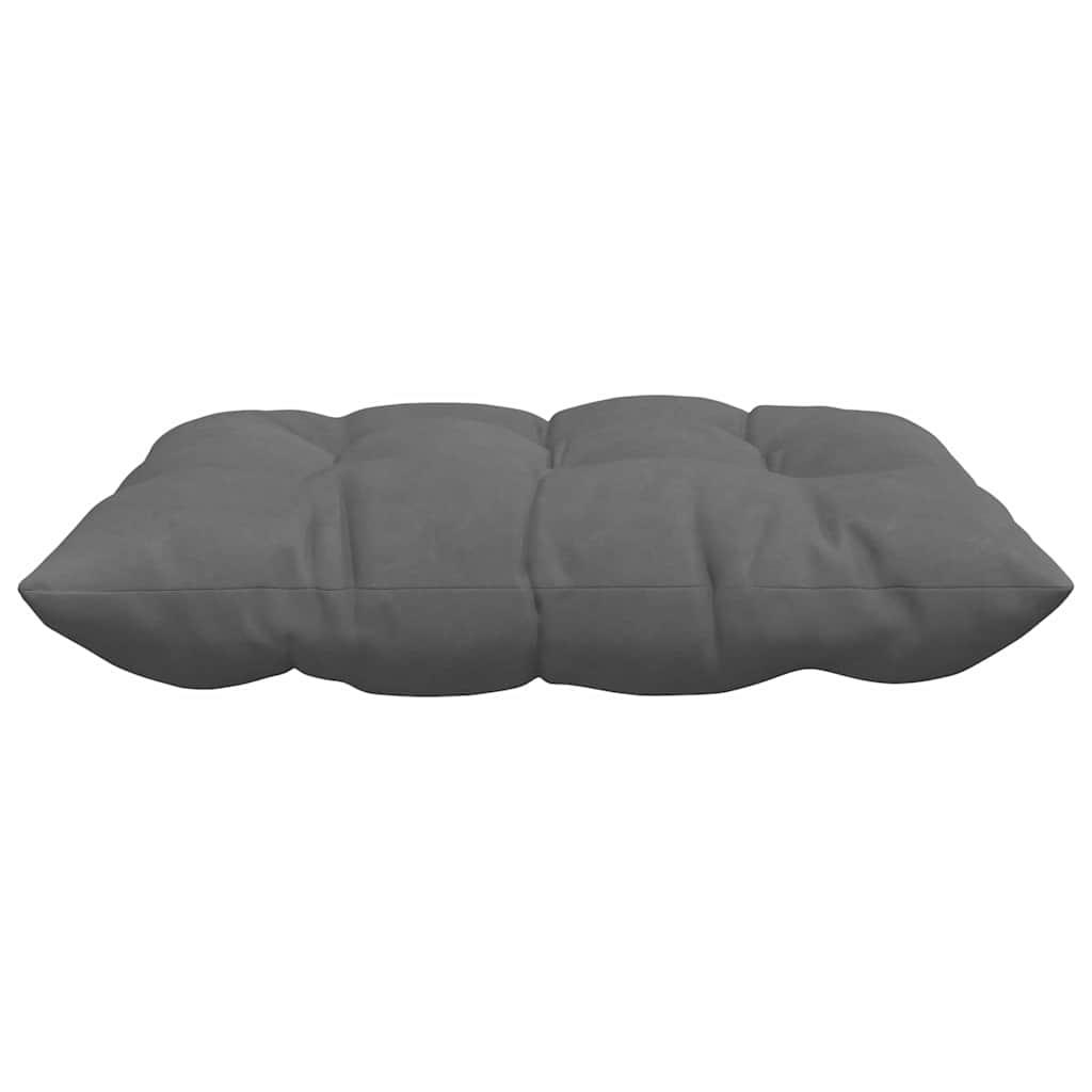 Seat Cushions 4 Pcs Dark Grey 40 X 40 X 6 Cm Microfiber
