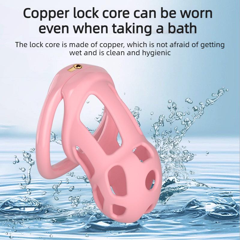2026 Men Silicone Chastity Cage Cock Lock Penis Ring Sex Toys For Sissy Men Stretcher BDSM Gay Erotic Urethral Device Adult