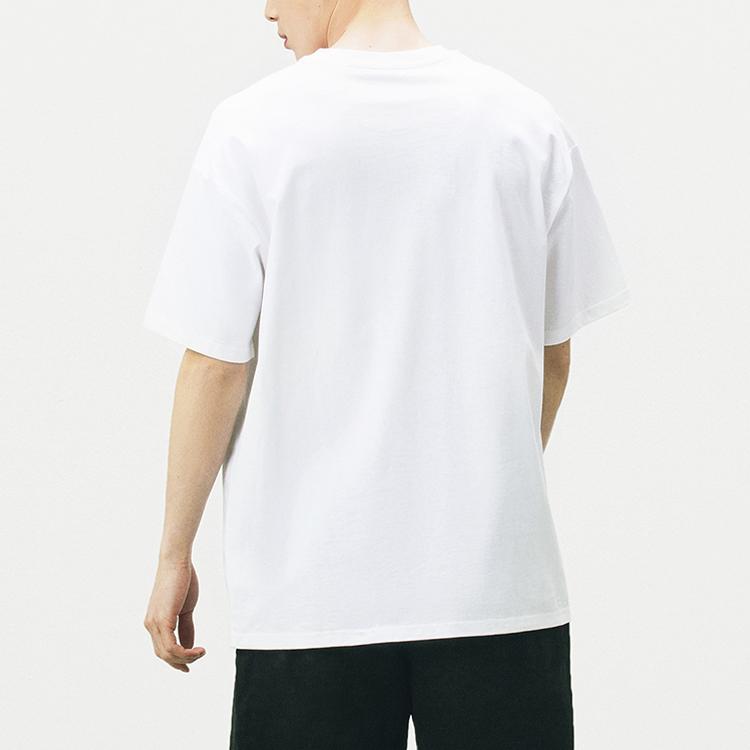Vans X Duyanaizi Collaboration Fun Pattern Casual Round Neck Short Sleeve T-Shirt Unisex Tops White VN0A5F43WHT