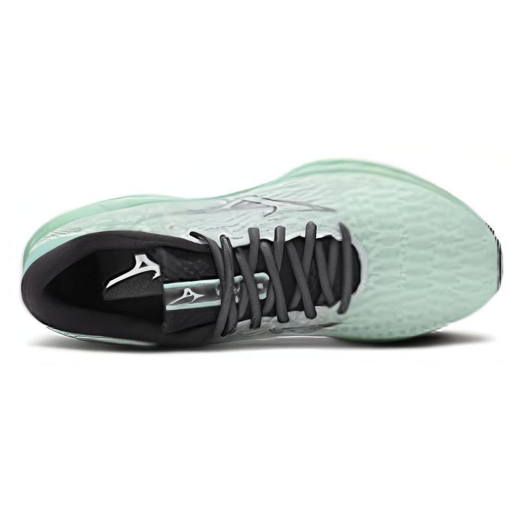 Mizuno Wave Inspire 20 Slitesterke Lavsko Løpesko Unisex Sneakers Svart Grønn J1GC244408