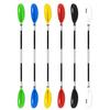 Four Sections Detachable Adjustable Kayak Paddles Aluminum Alloy Shaft Paddle Double Head Paddle