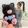 Snuggly Cute Devil Cat Plush Toy Perfect Companion For Bedtime Comfort And Affection