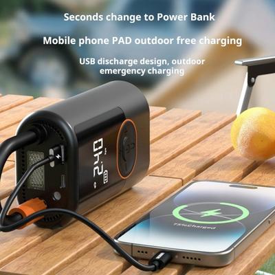 Inflador de pneus Compressor de ar portátil 150PSI 4000mAh Bateria Bomba inteligente de um clique para carro motocicleta bicicleta