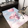 1pc Elephant Balloon Carpet Office Rug Outdoor Mat Home Decor Area Carpet Festival Gift Office Desk Chair Carpet