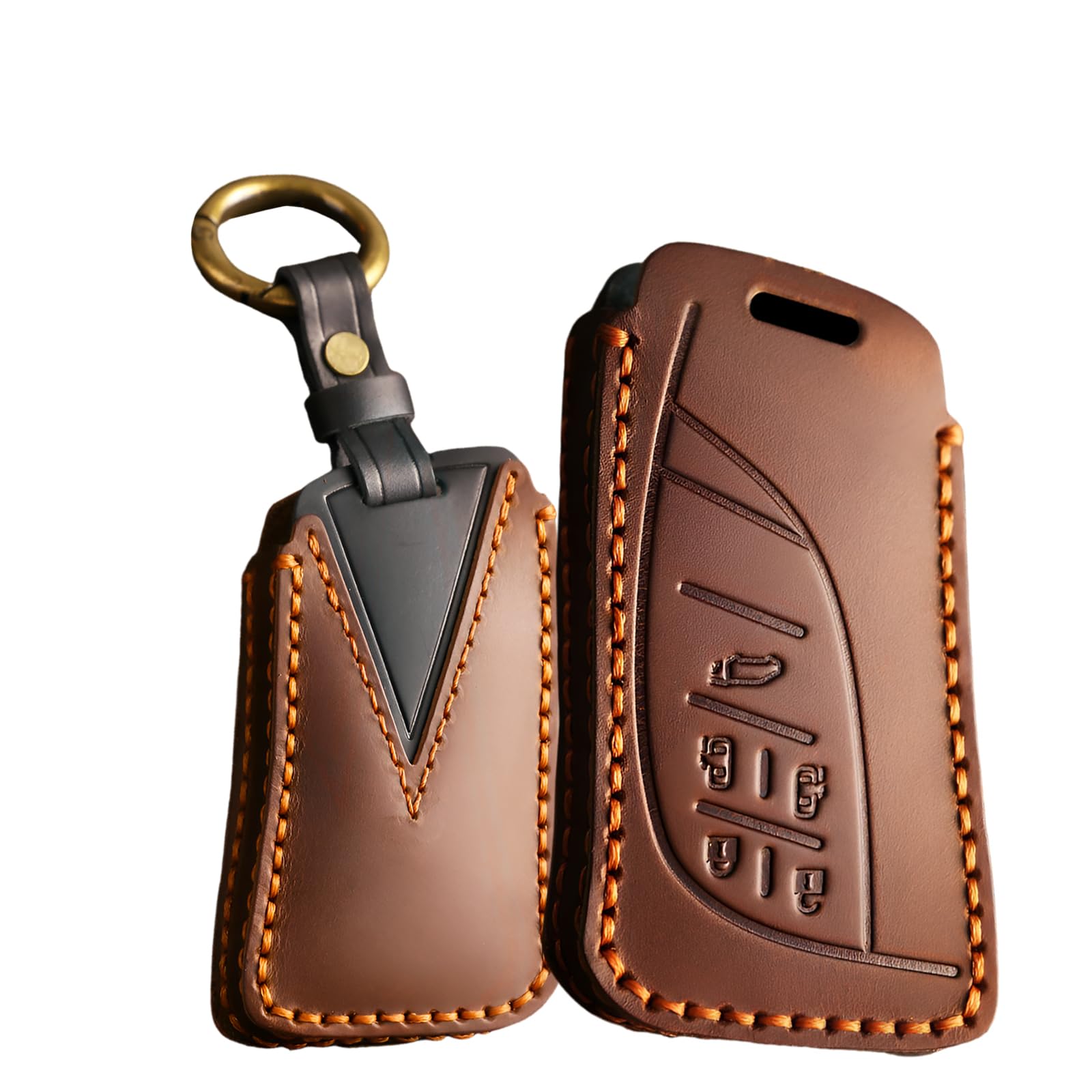 [TECART] Lexus Exclusive Key Case Key Cover Key Holder Smart коричневый