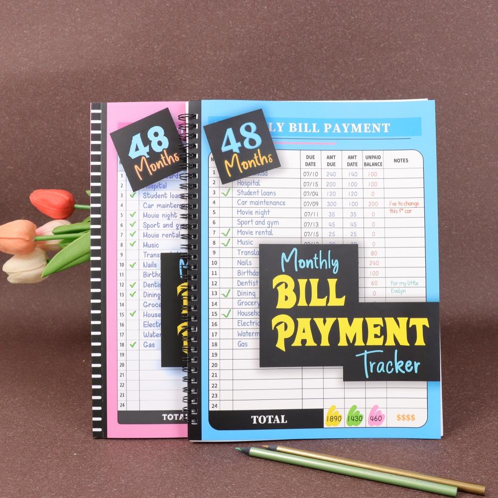 Independently Published Monthly Bill Payment Tracker: 48 Months Expense And Bill Tracker With Calendar & Debt Payoff Planner
