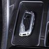 Mecha Silver Smart Key Fob Case Shell Cover For BMW X5 X6 X7 iX i5 i7 5 7 24+