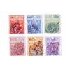 JIANWU Dream Among Flower Series Vintage Floral Painting Landscape Material Collage PET Sticker Creative DIY Journal Stationery
