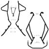 Front Bumper & Exhaust Guard Parts for Haojue UHR150 HJ150T-28 (Model 25)
