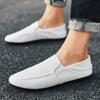 Fashion New Loafers Men Breathable Casual Shoes Classic Linen Slip On Sneakers Male Summer Cheap Driving Shoes For Men Wide 2024