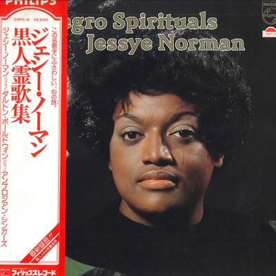 LP Record JESSYE NORMAN - Negro Spirituals 25PC6 PHILIPS Japan Obi World Music Used