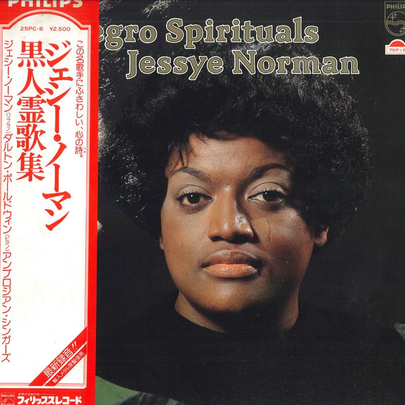 

LP Record JESSYE NORMAN - Negro Spirituals 25PC6 PHILIPS Japan Obi World Music Used