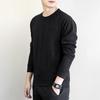Jordan Solid Color Logo Embroidered Fleece Long Sleeve Sweatshirt Men Tops Black 860195-010