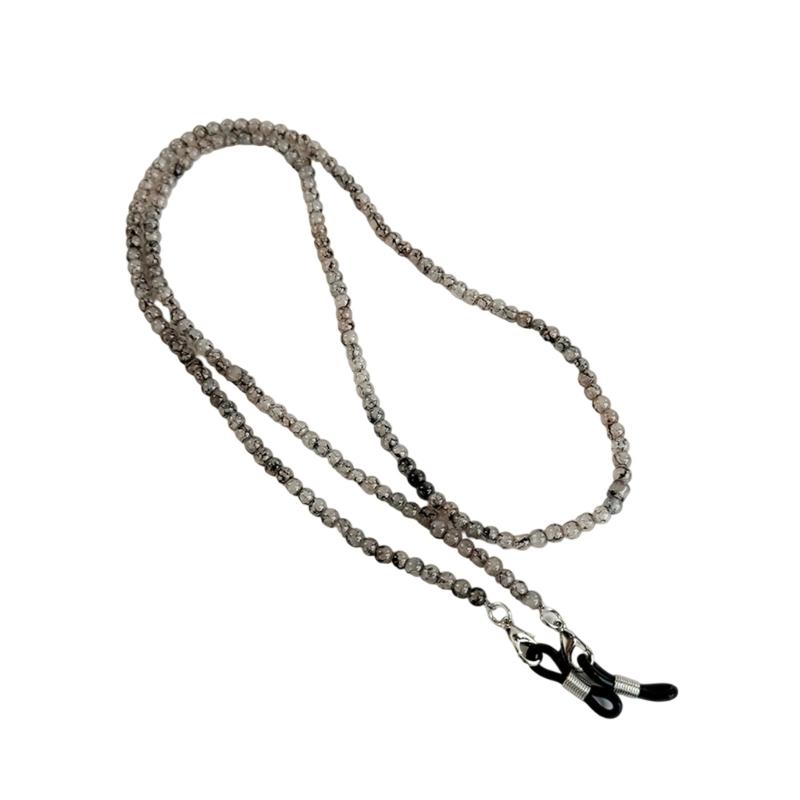 Retro Oriental Eyeglass Chain With Colored Glass Beads Handmade Jewelry Accessory For Work Party Casual