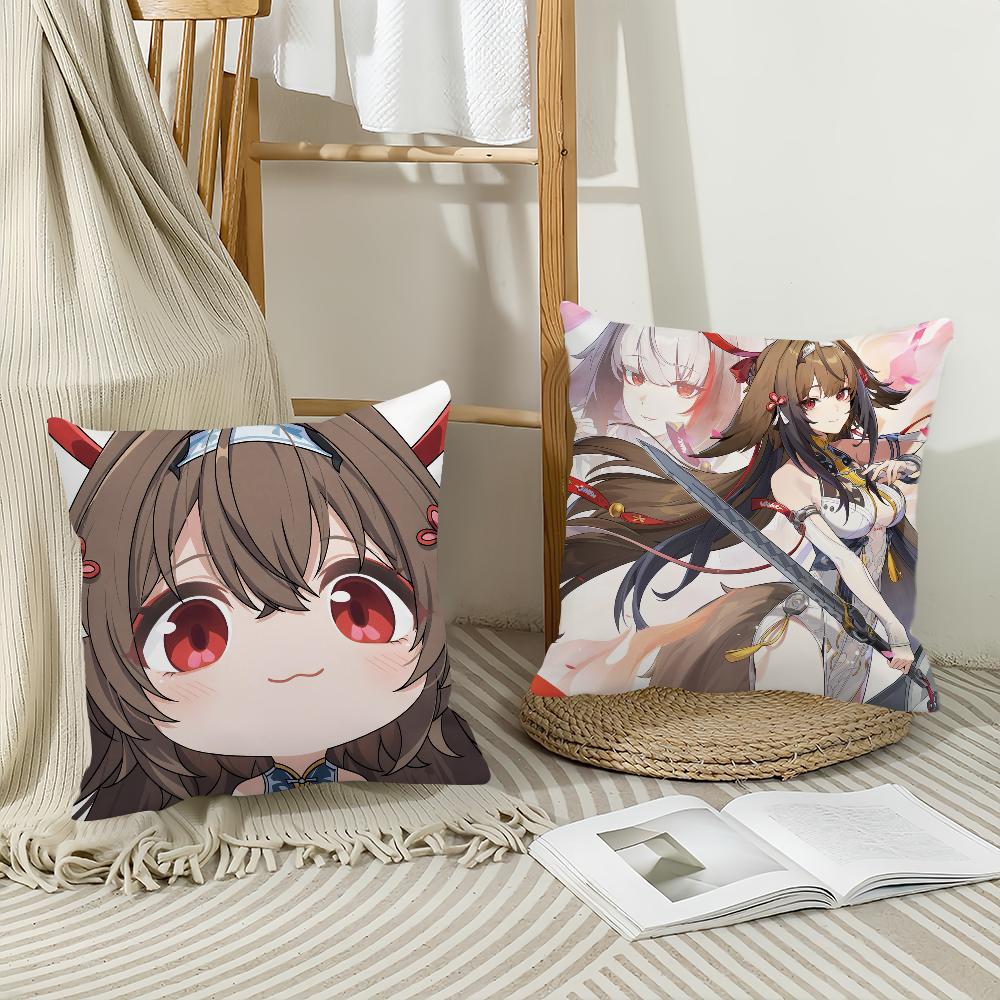 Game Zenless Zone Zero Ye Shunguang Pillow Case Home Cushion Cover Suitable For Office Sofa Car Suitable For All Seasons