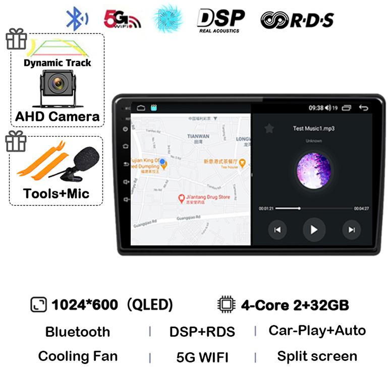 

Android 14 Wireless Carplay Auto For Ford Fusion 1 2005-2012 Car Radio GPS Navigation Multimedia Video Player 4G WIFI Stereo BT