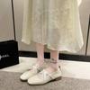 Women's Fashion Versatile Gentle Lady Mary Jane Shoes 2025 Summer and Autumn New French Shallow Mouth Flat-soled Single Shoes