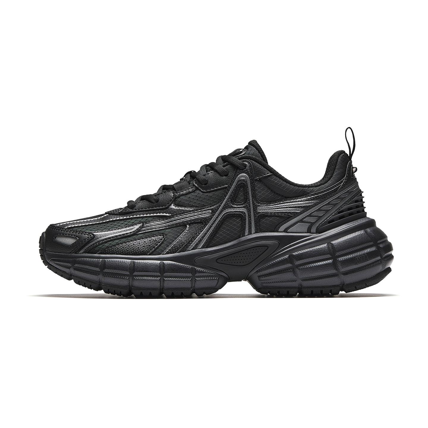Anta Cloudride Men Grey Black Low-Top Cushion Running Sneakers 112548801-8 42