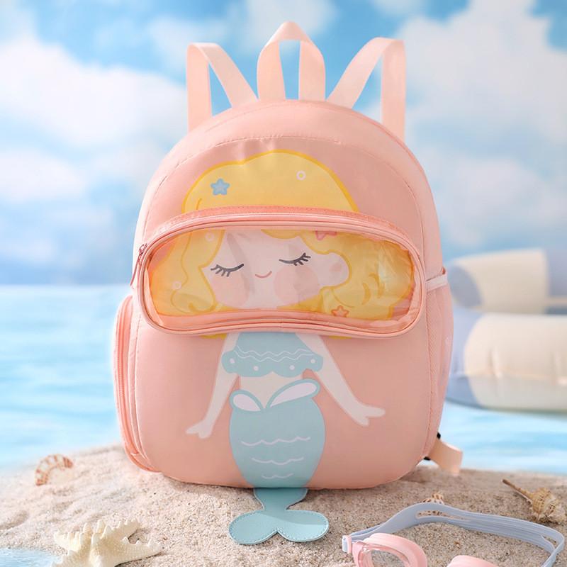 Kids Cartoon Waterproof Swimming Bag With Large Capacity For Beach Travel And Outdoor Use