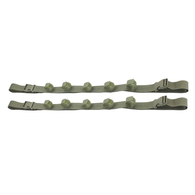 2Pcs Vehicle Fishing Rod Rack Holder Strap Storage Car Rest Belt Carriers for SUV