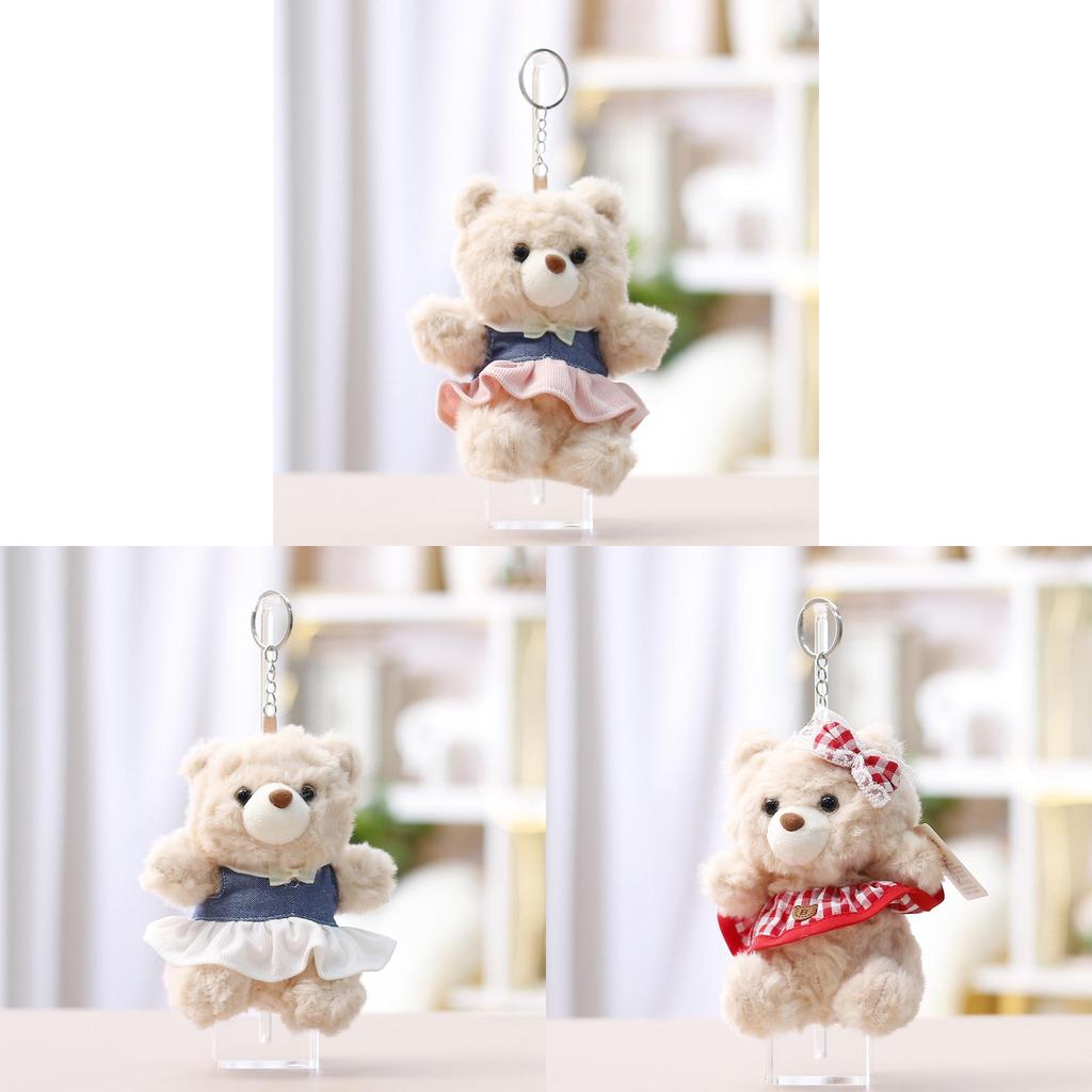 Plush Bear Keychain Gift For Women With Soft Polyester Filling For Party Decor