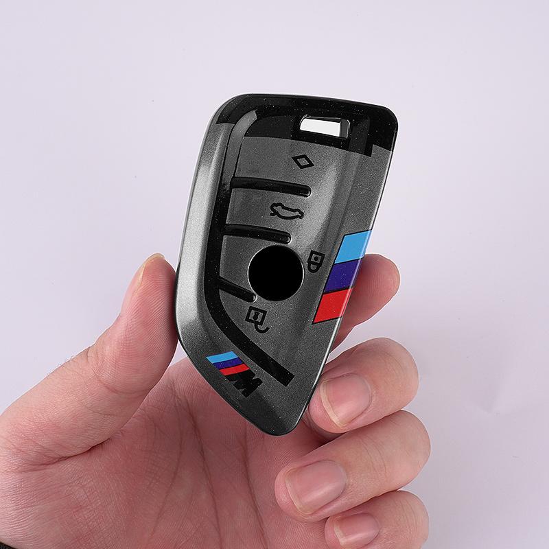 UZIS8 New TPU Car Key Case Cover Protector Shell For BMW F20 G20 G30 X1 X3 X4 X5 G05 X6 X7 G11 F15 F16 G01 G02 F48 Car Sticker
