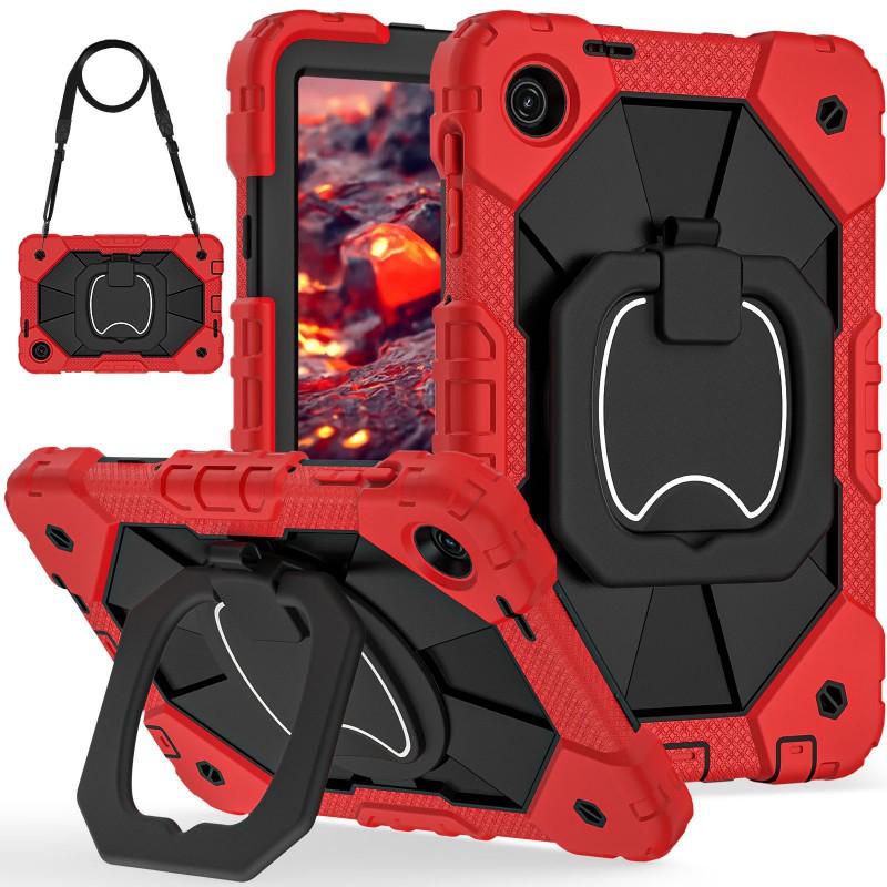 Shockproof Full Cover Case With Kickstand T-Mobile REVVL Tab 2 10.1 Inch Tablet - PC Material Multi-Angle Stand Anti-Bending