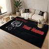 Personalized Crystal Velvet Carpet Motorhead Pattern Non Slip Floor Rug