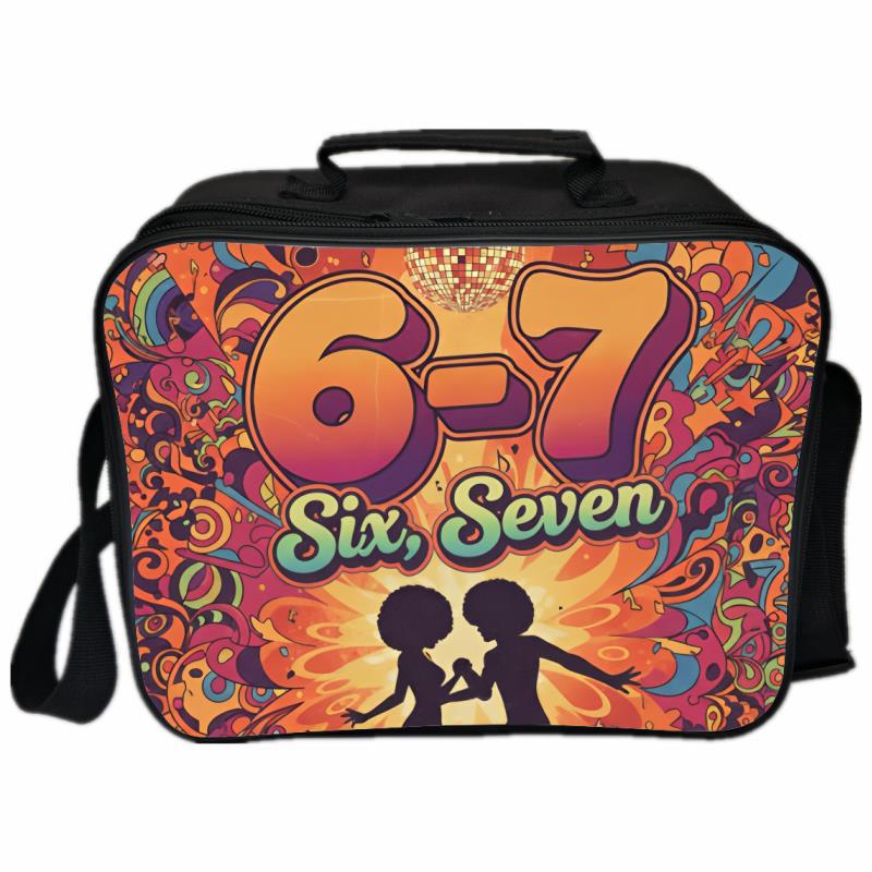 Six Seven 67 Insulated Lunch Bag for Students - Perfect for School and Picnics