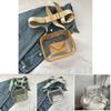 Unique Design Minimalist Shoulder Bag Trendy Street Style Pvc Crossbody Bag